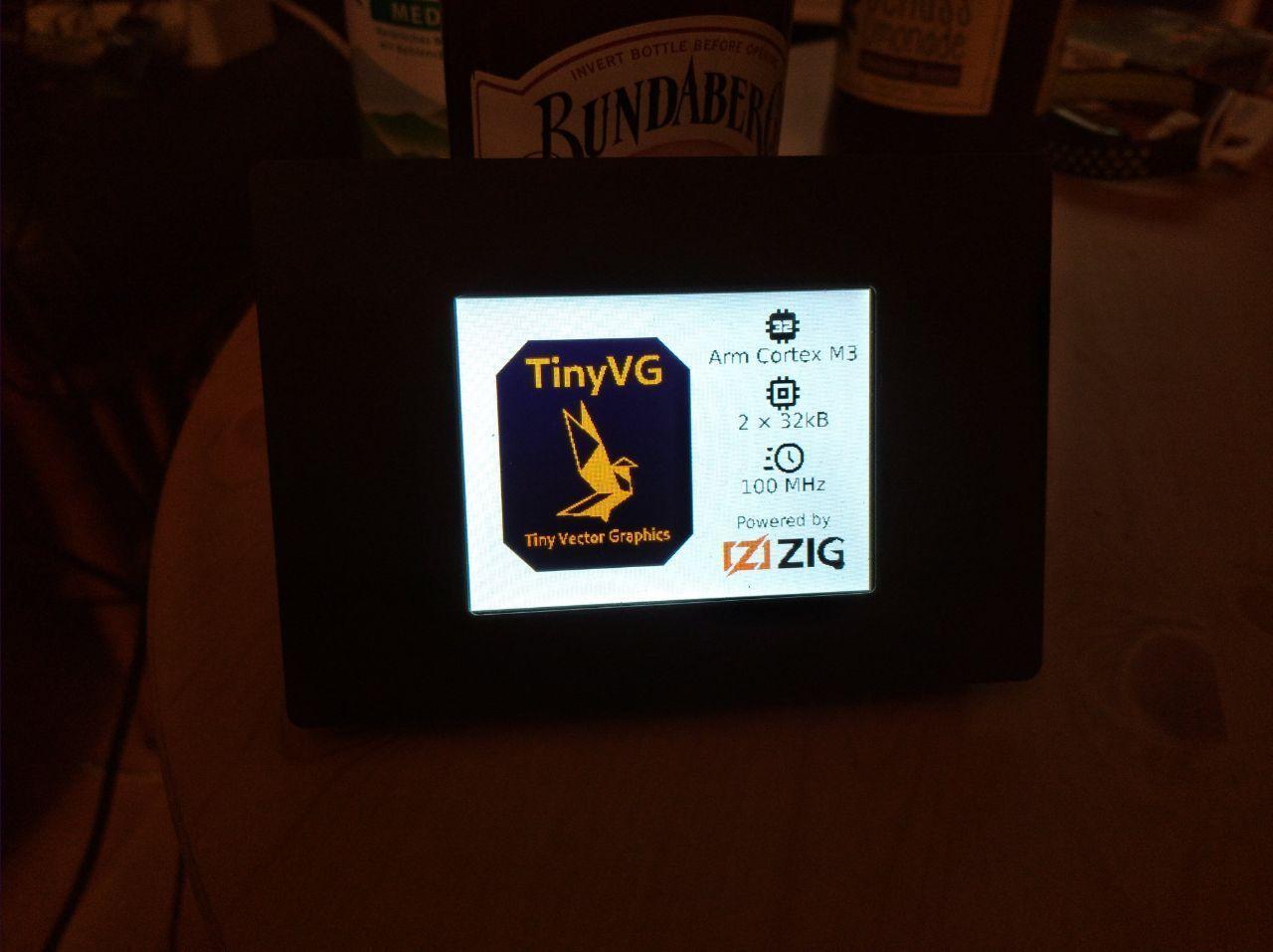 TinyVG graphics on a microcontroller